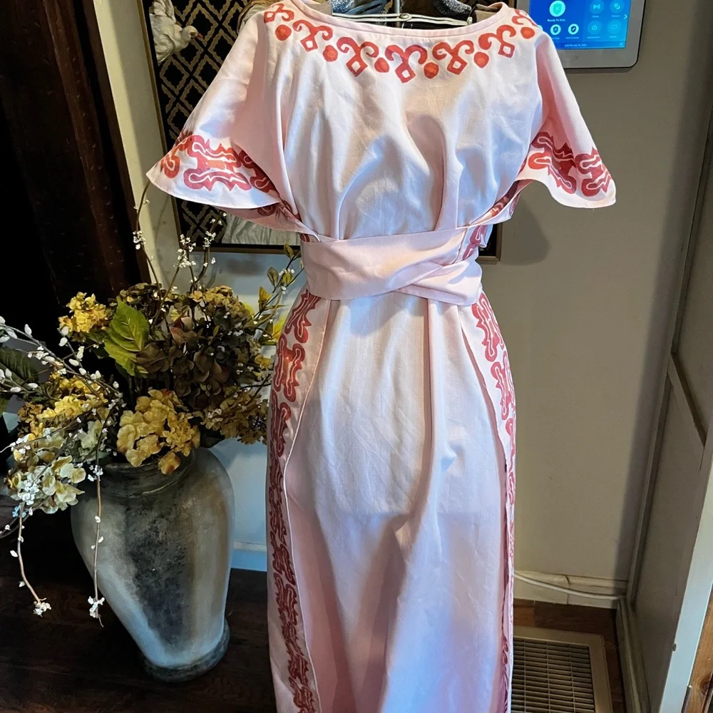 Penny LeRoy South African Tribal designer vintage wrap dress - Picture 6 of 6